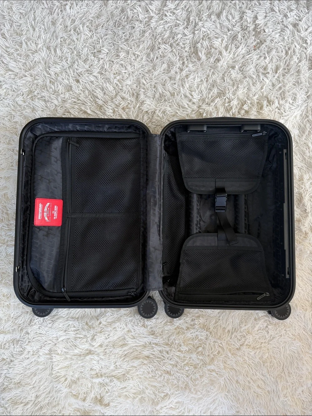 Sprayground Nightsharks Worldwide Sharkitecture Carry On Luggage SOLDOUT FOREVER